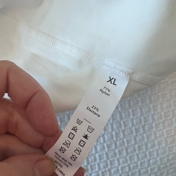 Halara Cloudful White Workout 2 in 1 Flare Dress Tear Drop Cross Back NWT - Picture 8 of 15